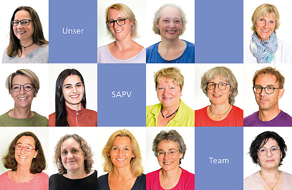 Das Team der SAPV als Bildkollage