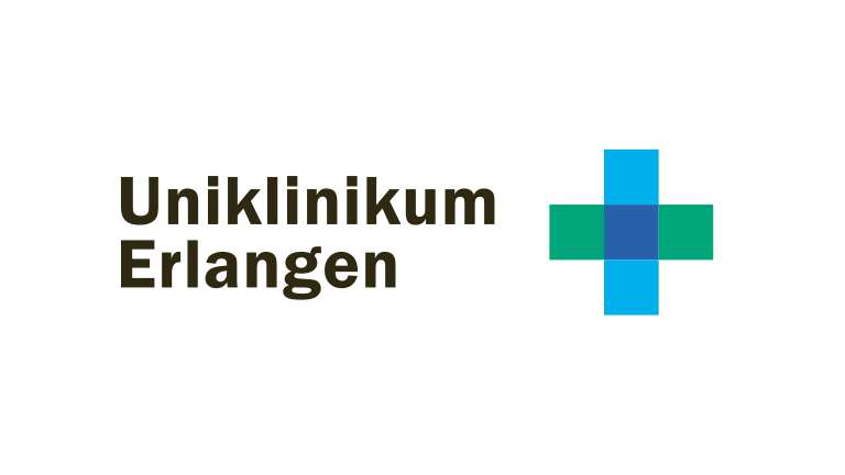 Logo des Universitätsklinikums Erlangen. Es zeigt den Schriftzug